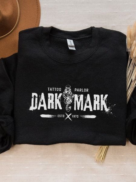 Dark Mark Tattoo Parlor Punk Grunge Halloween Sweatshirt product image (3)