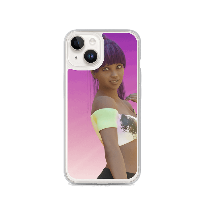 Purple Haze iPhone® MagSafe® Clear Case product image (4)