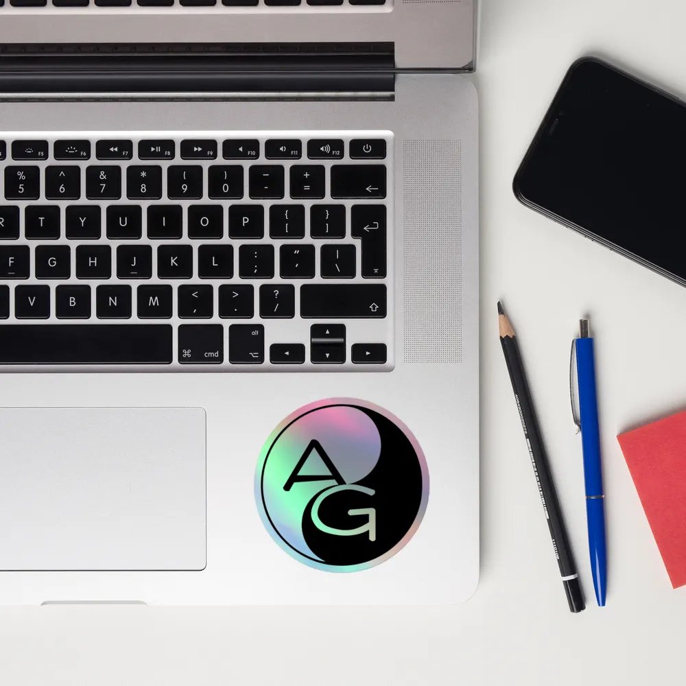 Holographic A & G Sticker product image (12)