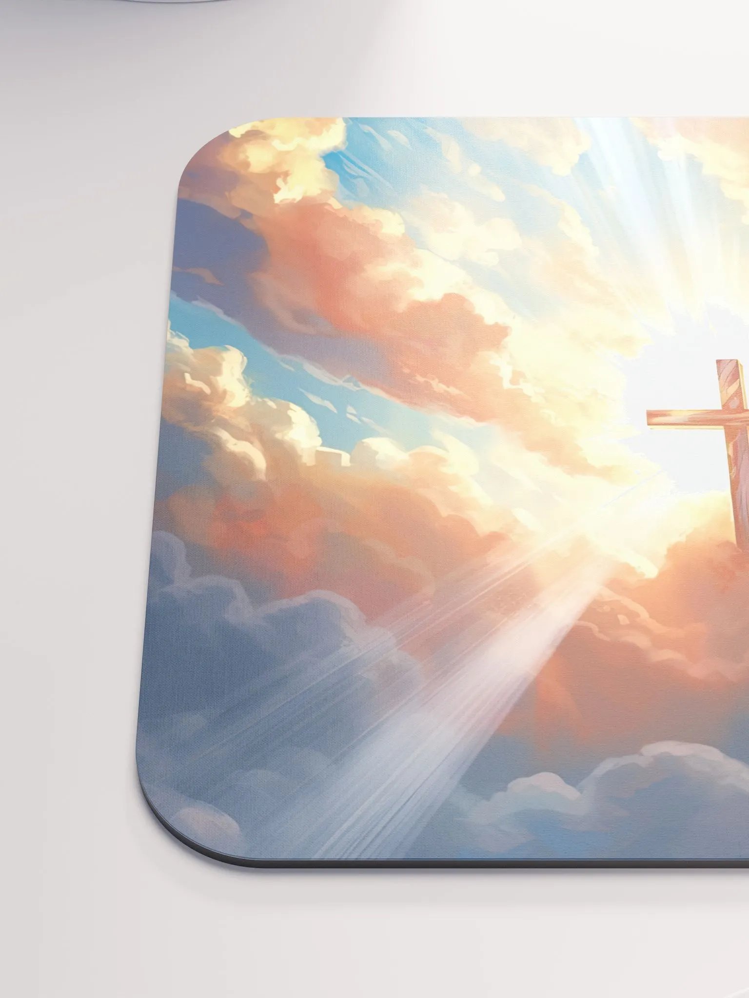 Jesus is the Light Mouse Pad product image (6)