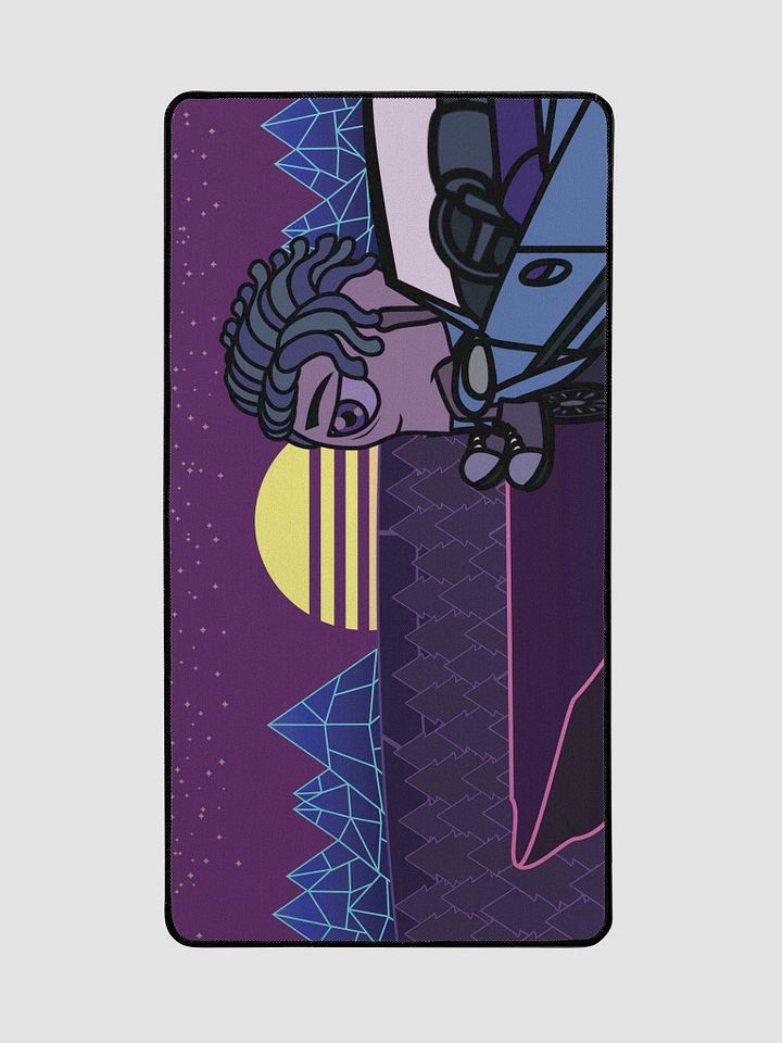 Synth chill deskmat 15.5" x 31.5" product image (2)