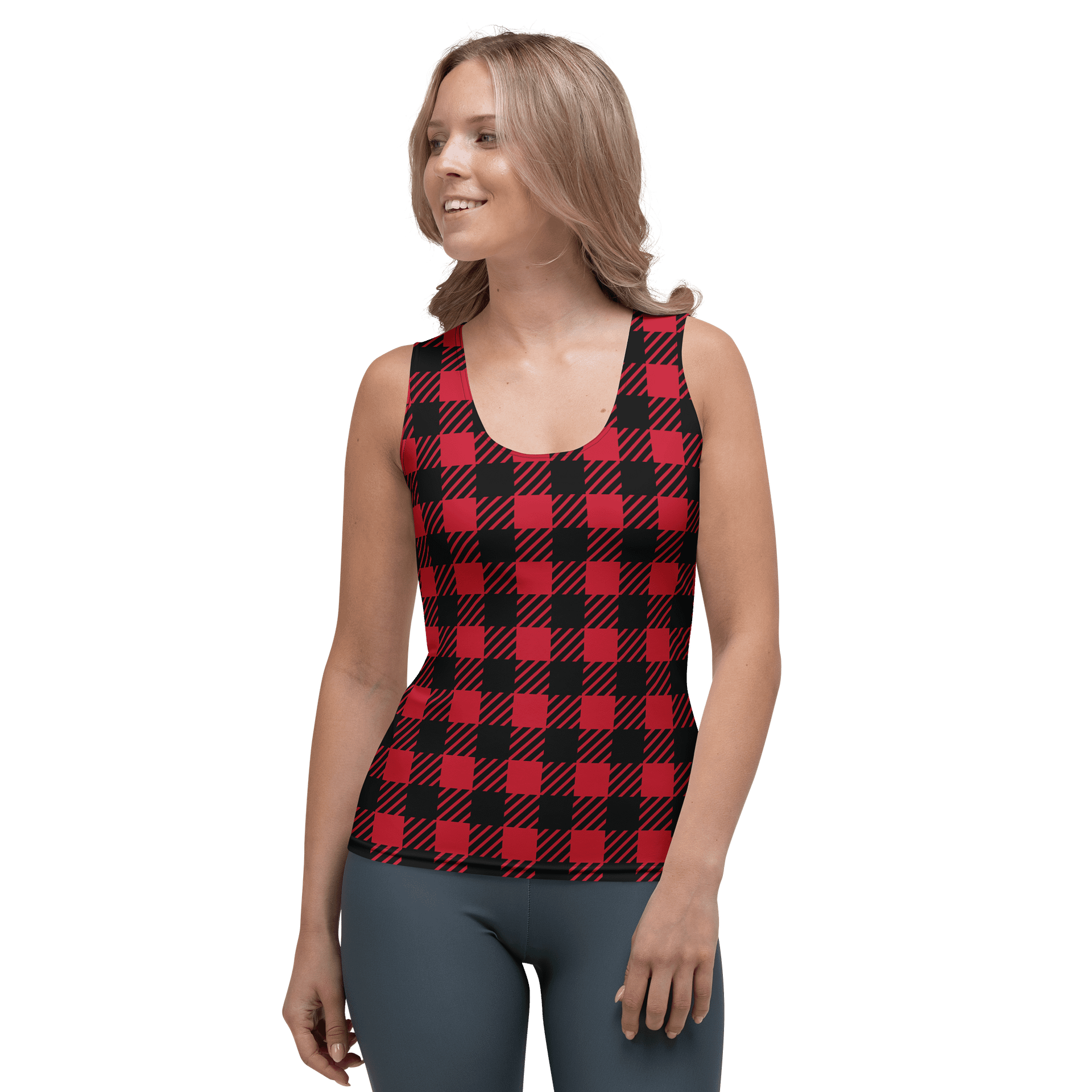 Plaid Power All-Over Women's Tank Top product image (1)