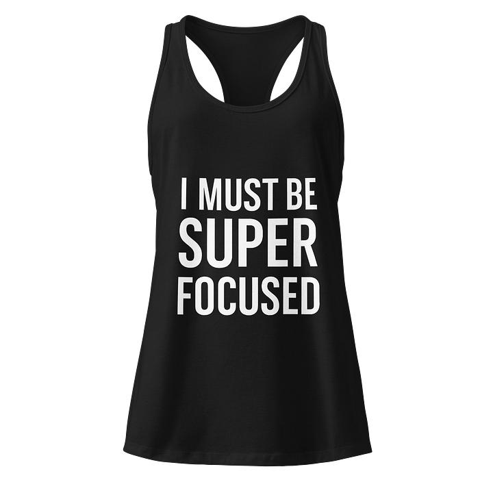 Super Focused Racerback Tank product image (1)