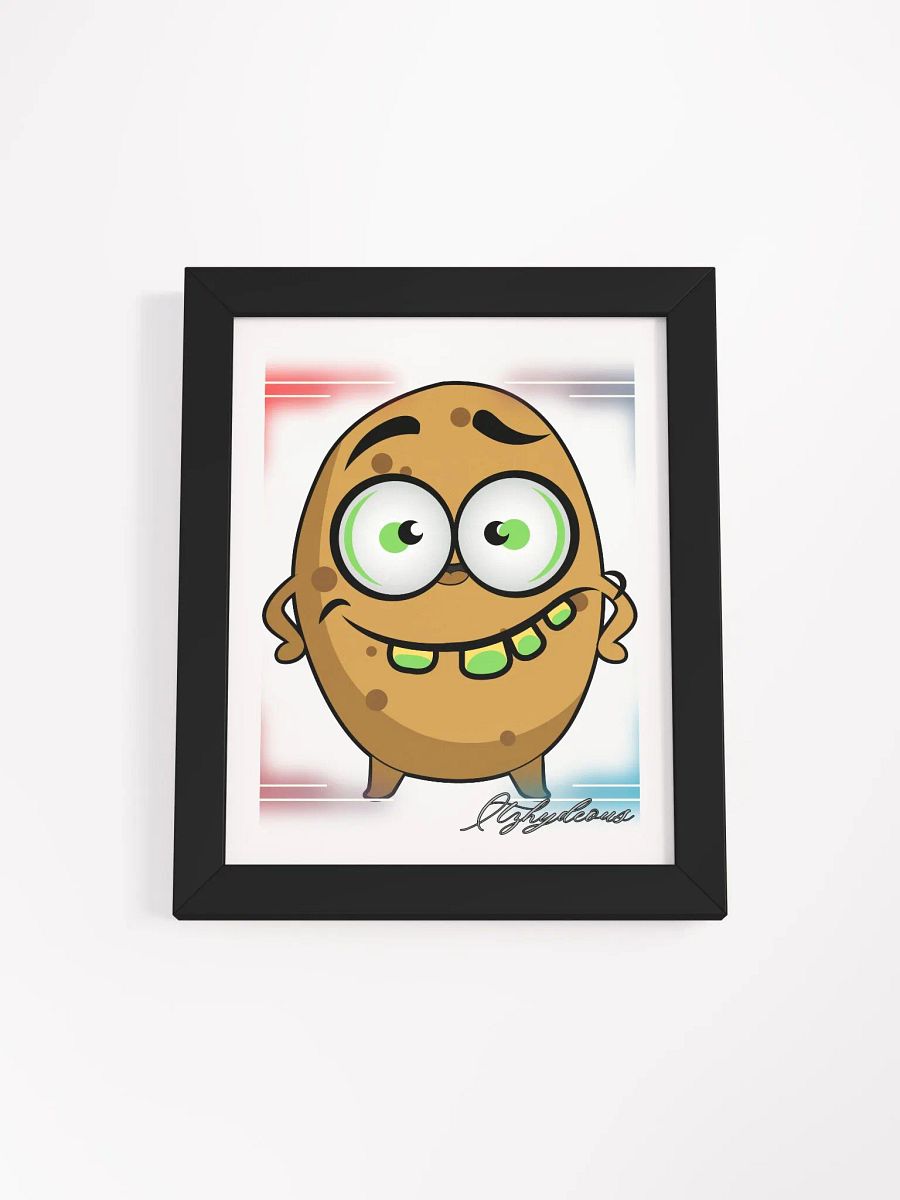 Jovial Potato Charm Framed Poster product image (1)