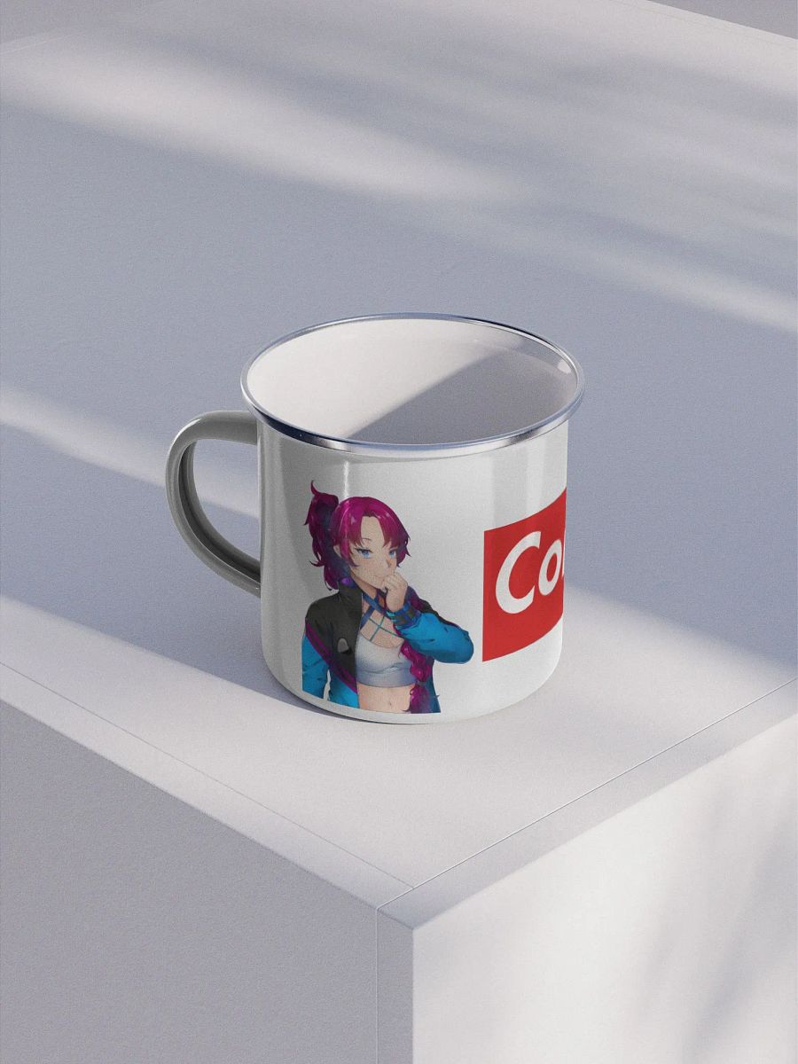 Briq-Chan & ConquisTV Enamel Mug product image (1)