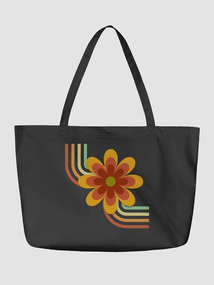Retro Floral Eco Tote Bag product image (4)