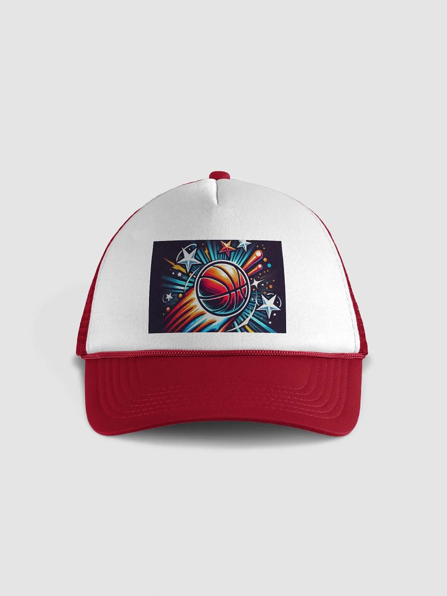 Cosmic Slam Basketball Trucker Hat product image (4)