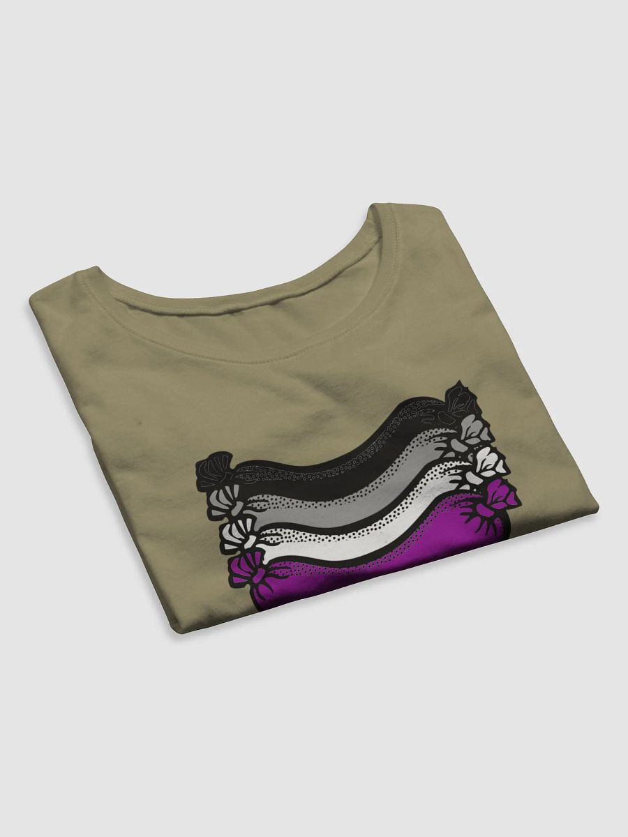 Asexual Pride Crop Sausage Tee product image (10)