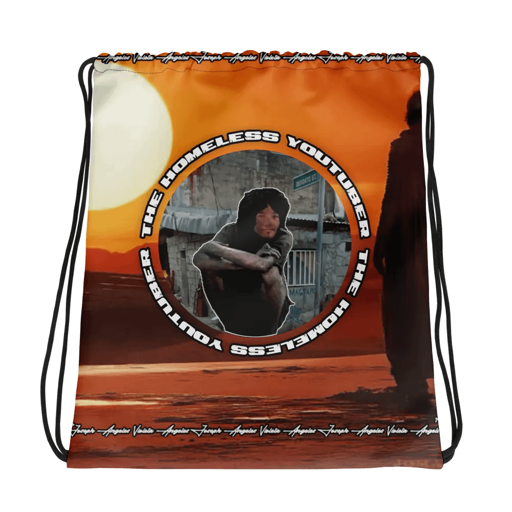 The Homeless YouTuber Amadis Sunset All-Over Drawstring Bag product image (1)