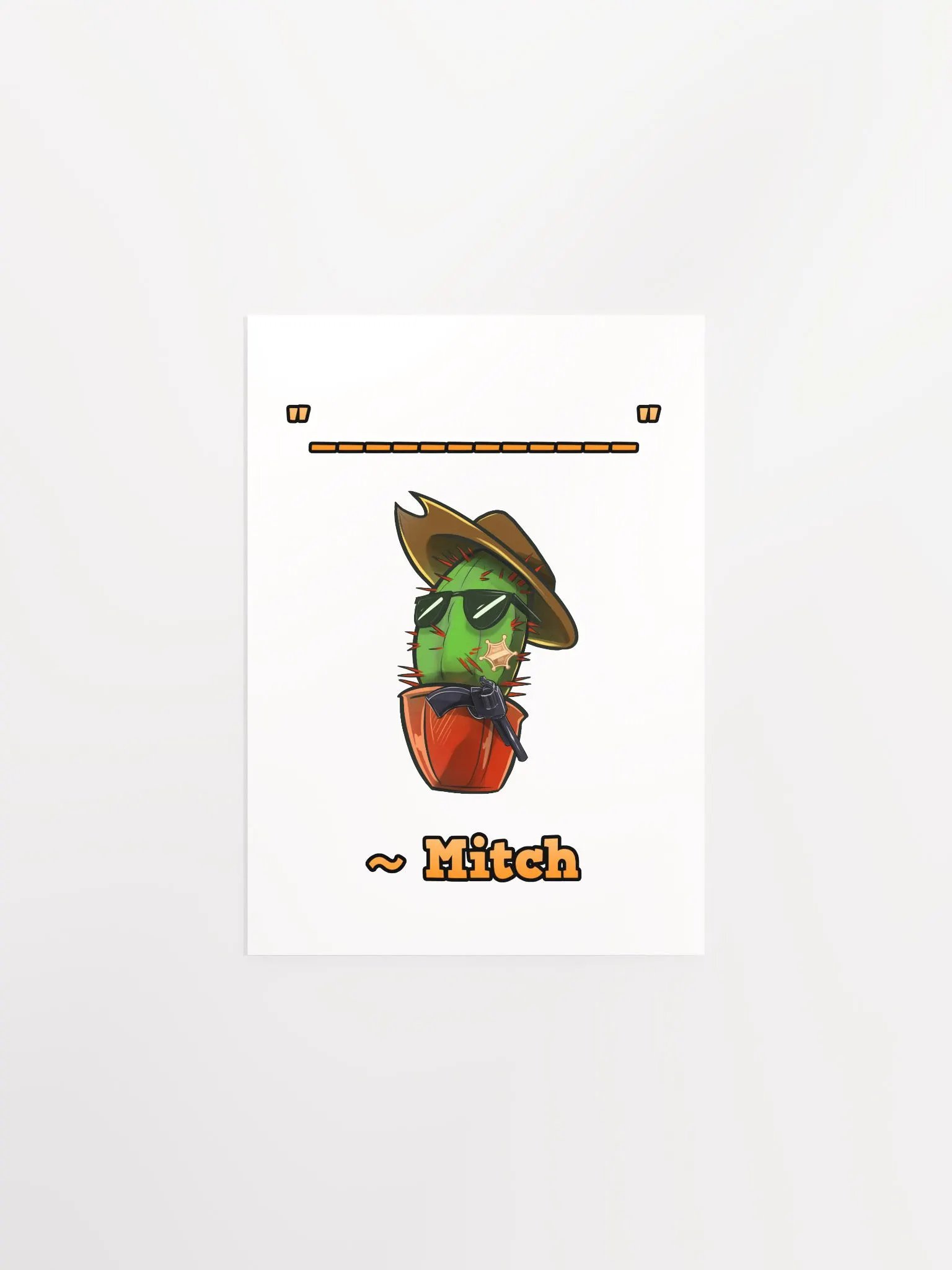 Mitch Quote Poster product image (10)