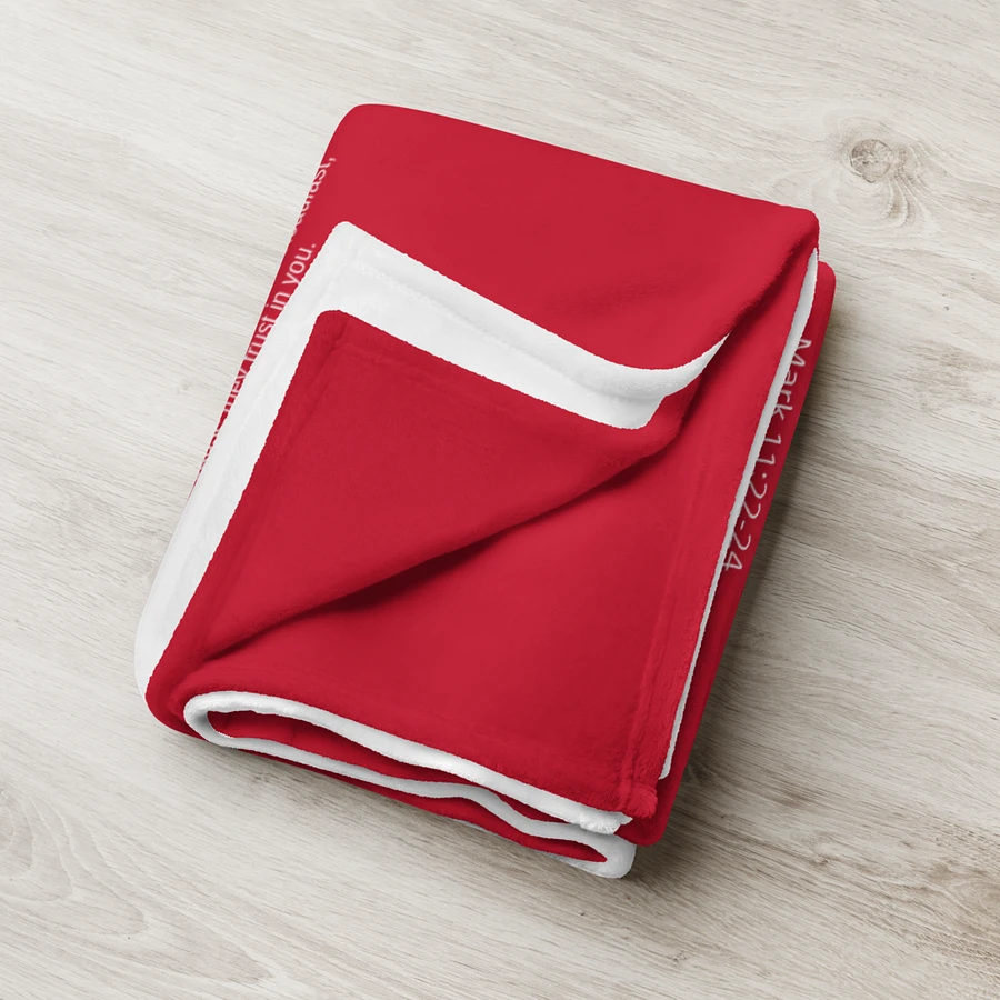 Armour Of God Red And White Prayer Blanket product image (5)