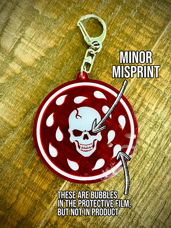 Bhaal Acrylic Keychain (B-Grade) product image (2)