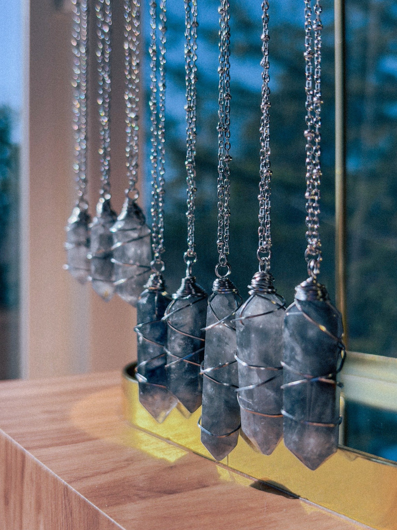 i feel Grounded - Cloudy quartz necklace product image (6)
