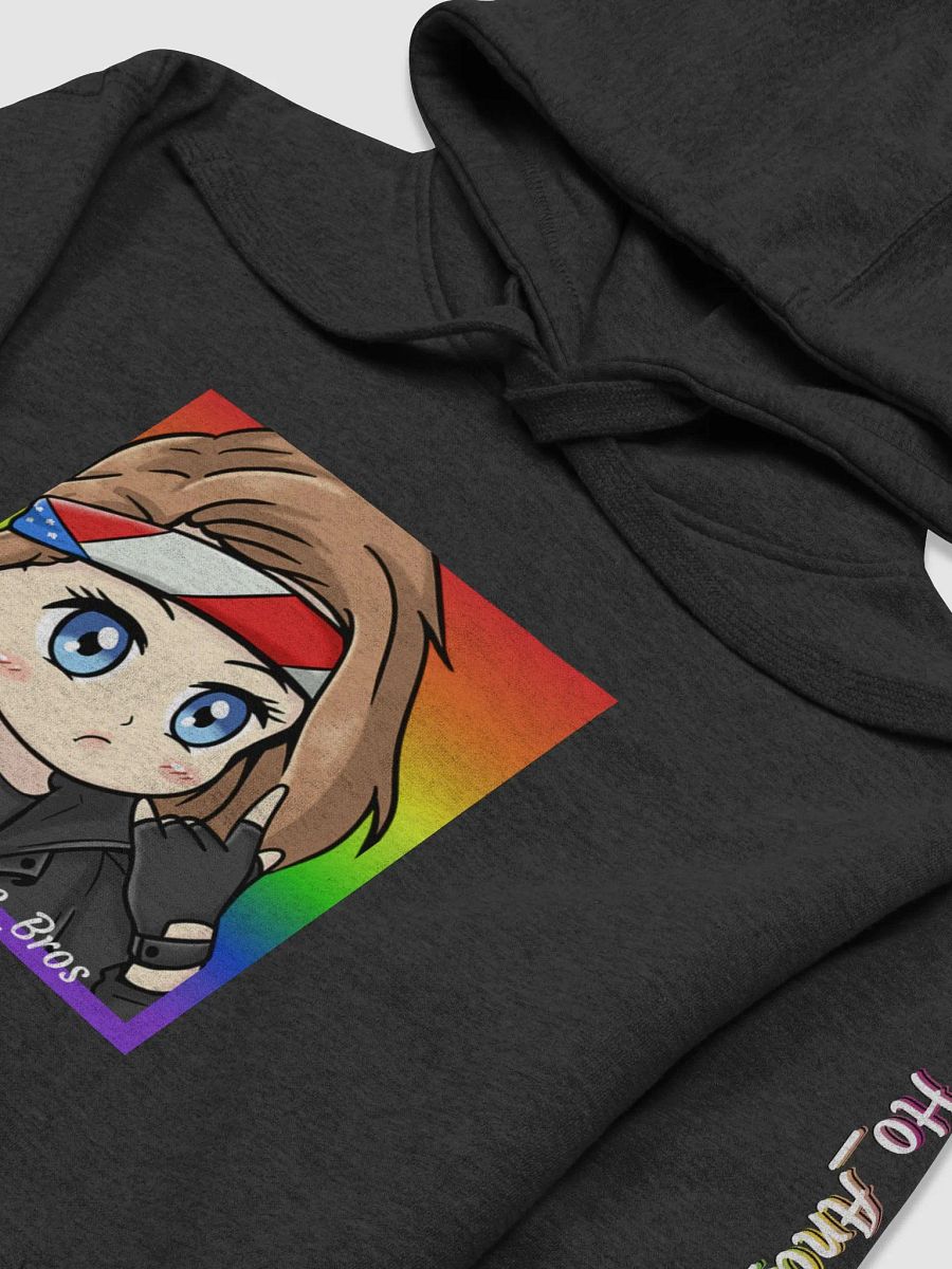 Ho_And_The_Bros Rainbow Logo Hoodie. product image (27)