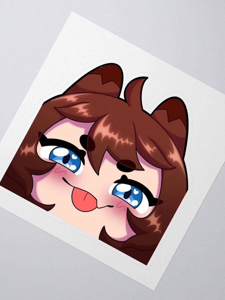 Wolfy Smug Blep Sticker product image (2)