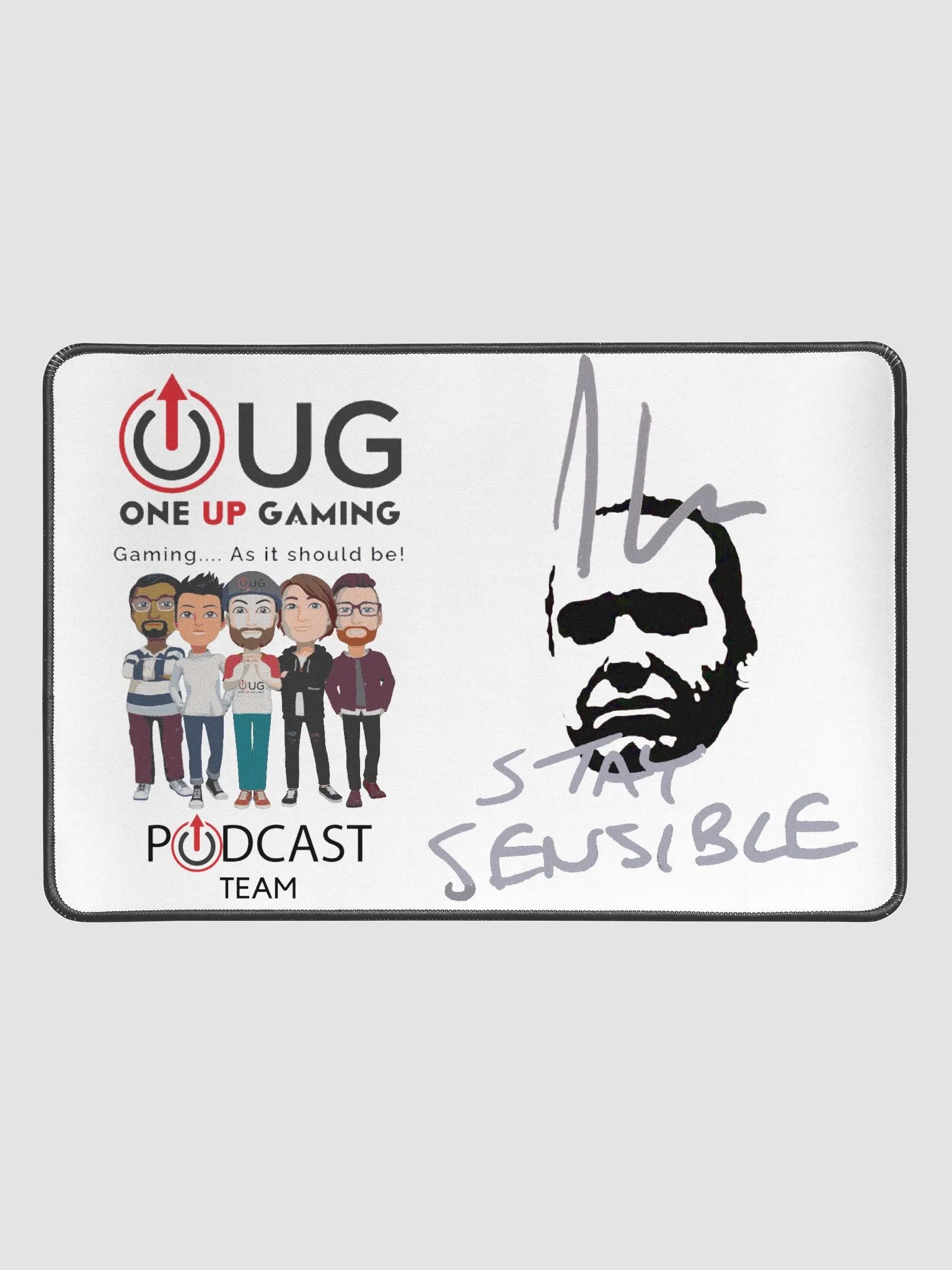 OUG Team + Jon Hare Desk Mat product image (1)