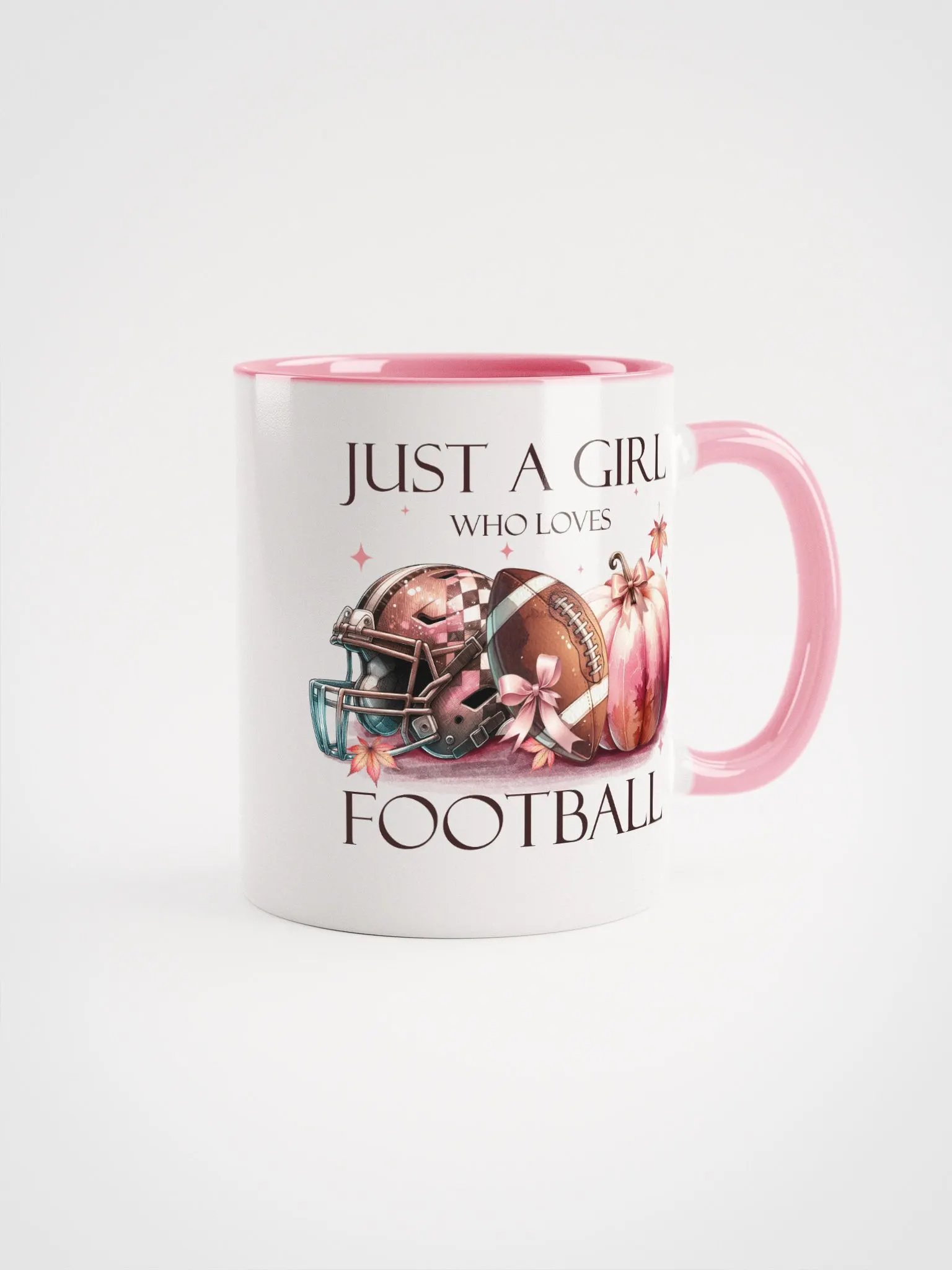 Just A Girl Who Loves Football Colored Mug product image (9)