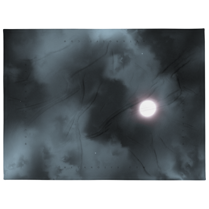 Gray Sky Throw Blanket product image (1)