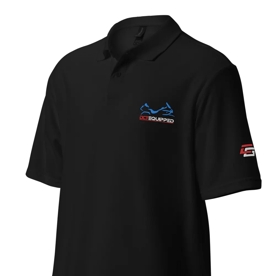 DCT Shadow Wing Polo Shirt Black/Blue product image (5)
