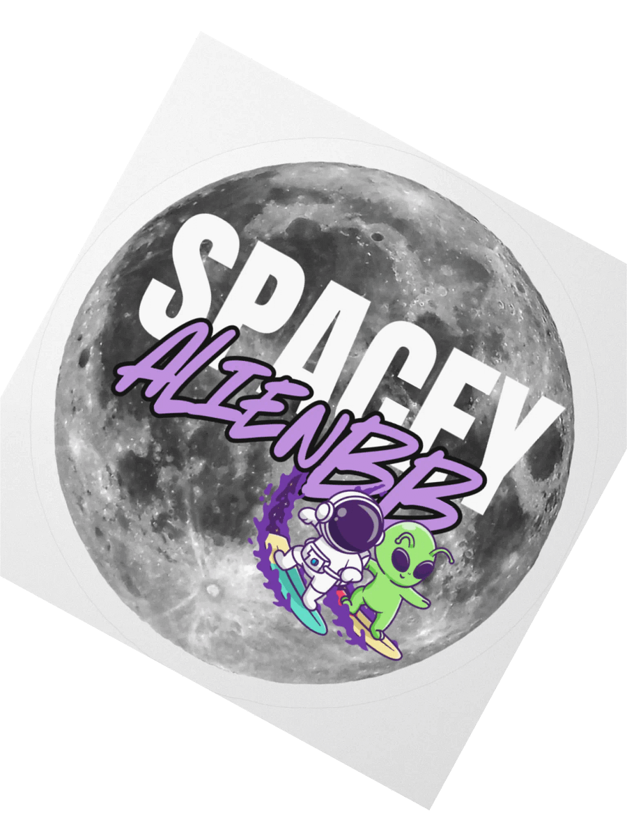 Surfin' Spacey Stickie product image (2)