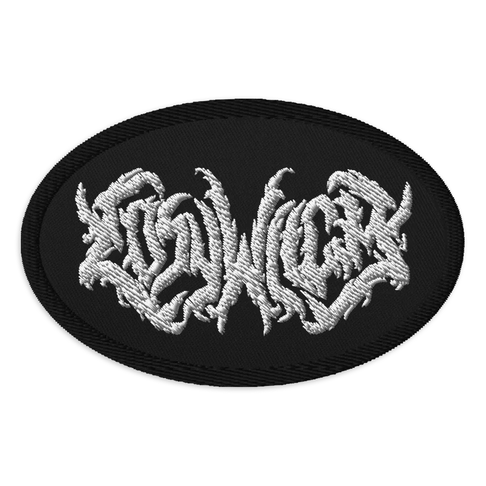 Cosy Black Metal Embroidered Patch product image (1)
