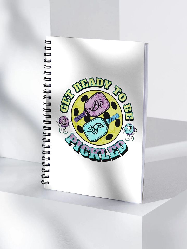 Get Ready To Be Pickled Pickleball Expressive Paddles Spiral Notebook product image (1)