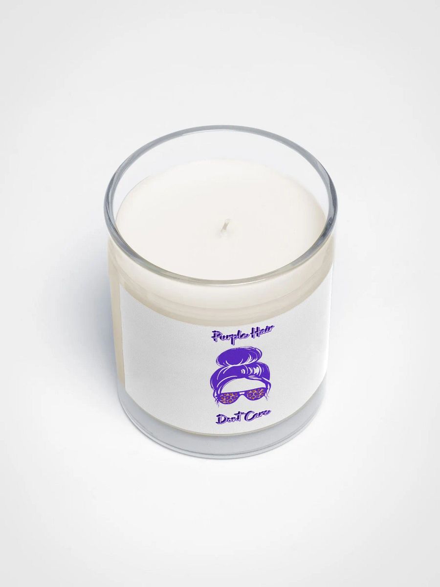 Purple Hair, Don't Care Soy Wax Candle product image (3)