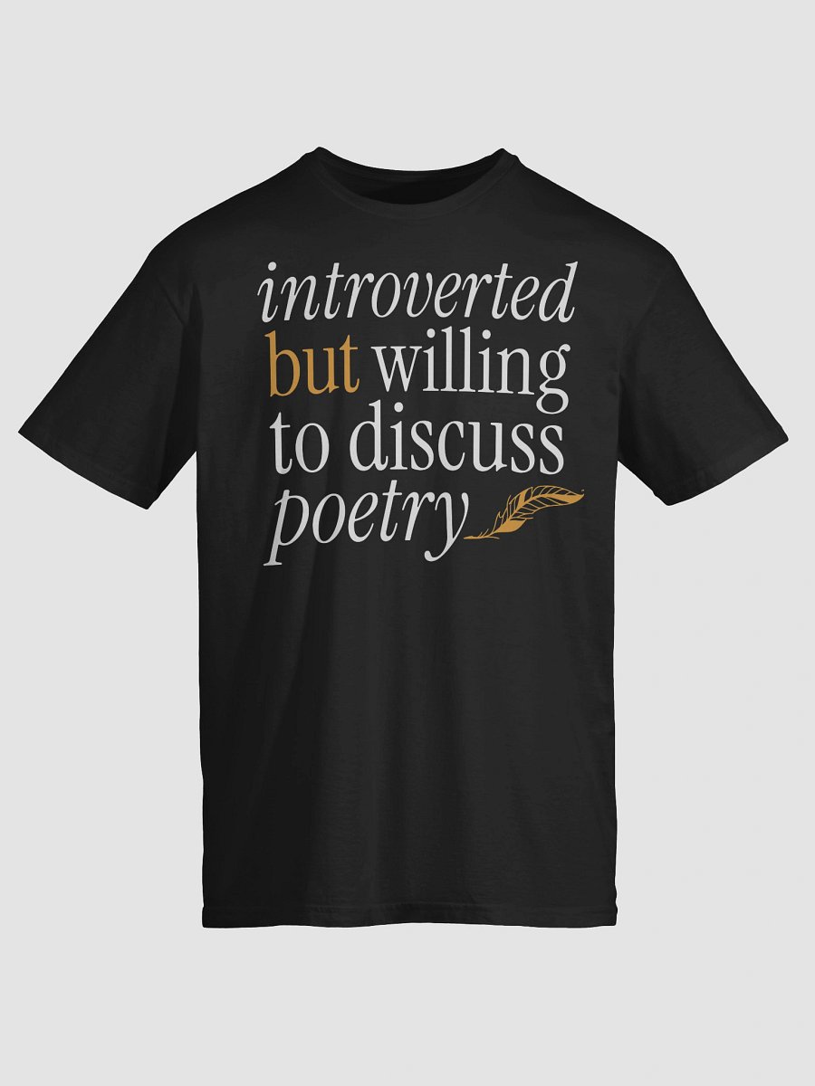 Funny Introverted Poet T-shirt product image (6)