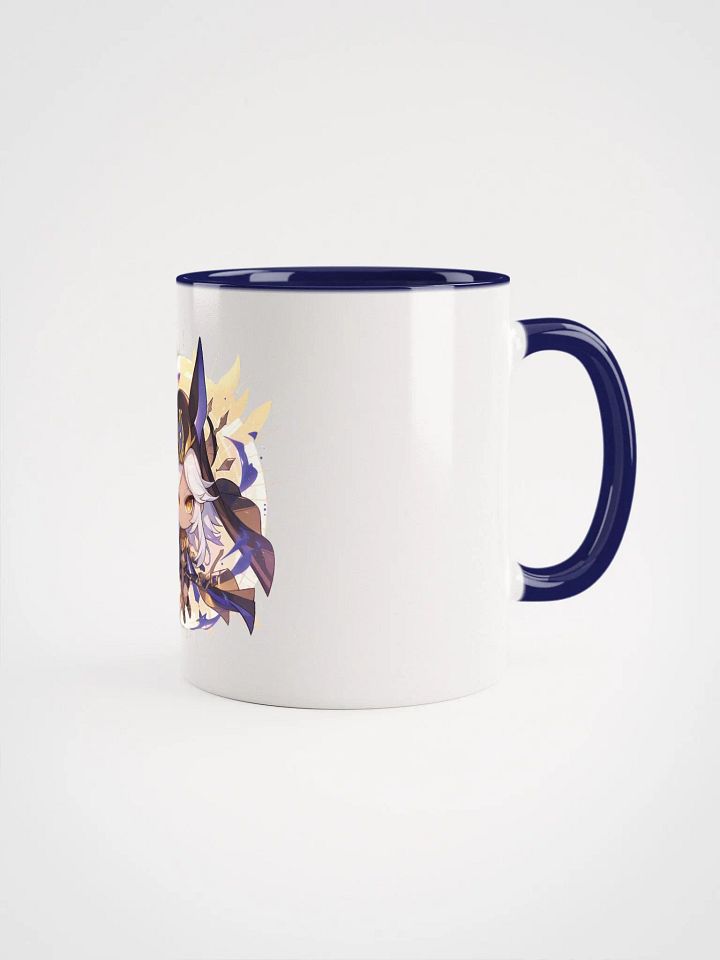 Cyno Genshin Impact Ceramic Mug – Dark Blue Handle & Interior product image (2)