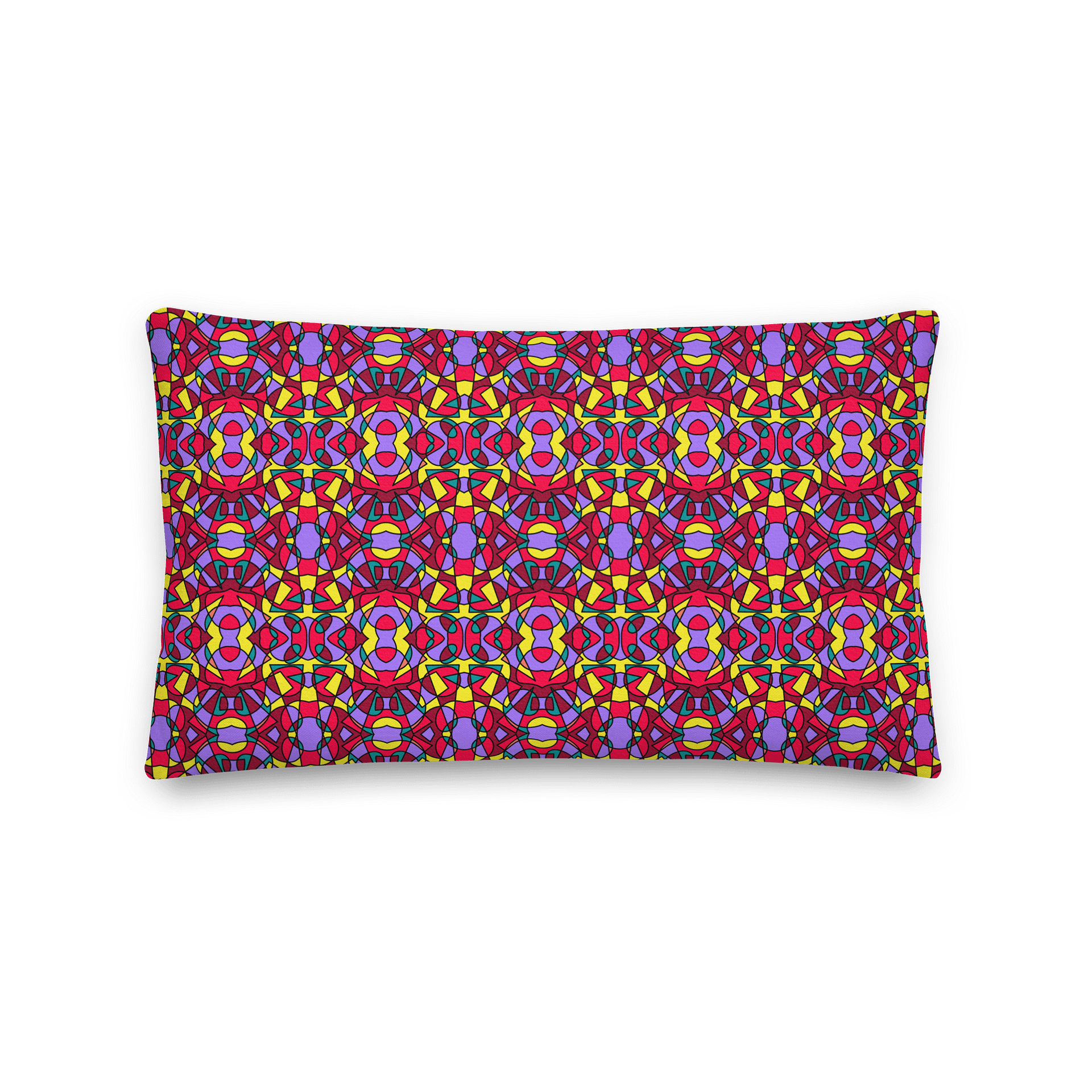 Retro Circus Ticket – Decorative Throw Pillow product image (2)