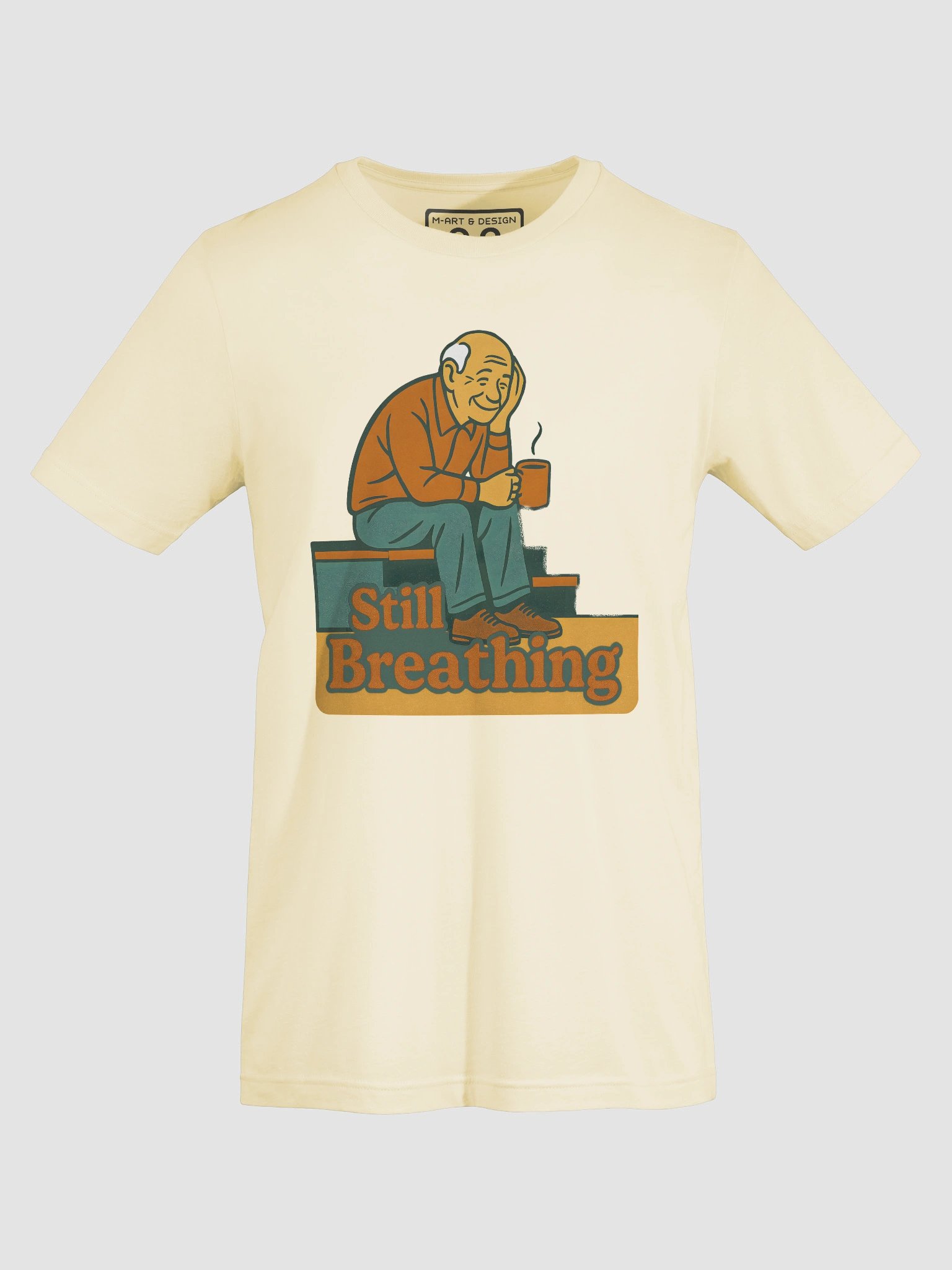 GrandPa Looking Back, Still Breathing - Retro T-Shirt product image (53)