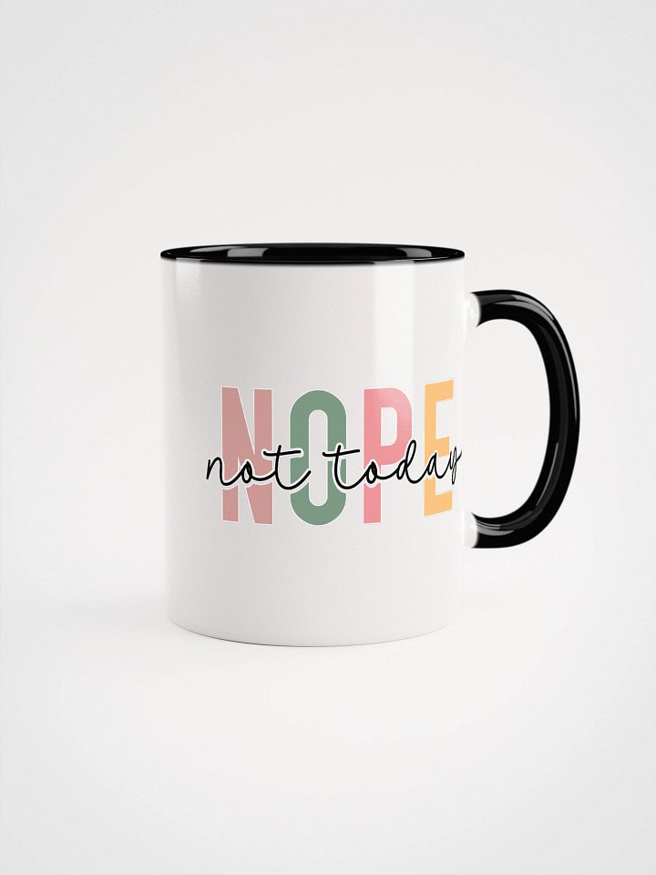 Colorful 'NOPE' Ceramic Mug product image (2)