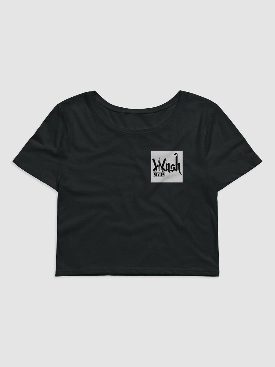 WASH STYLES LOGO WOMEN'S CROP T SHIRT product image (3)