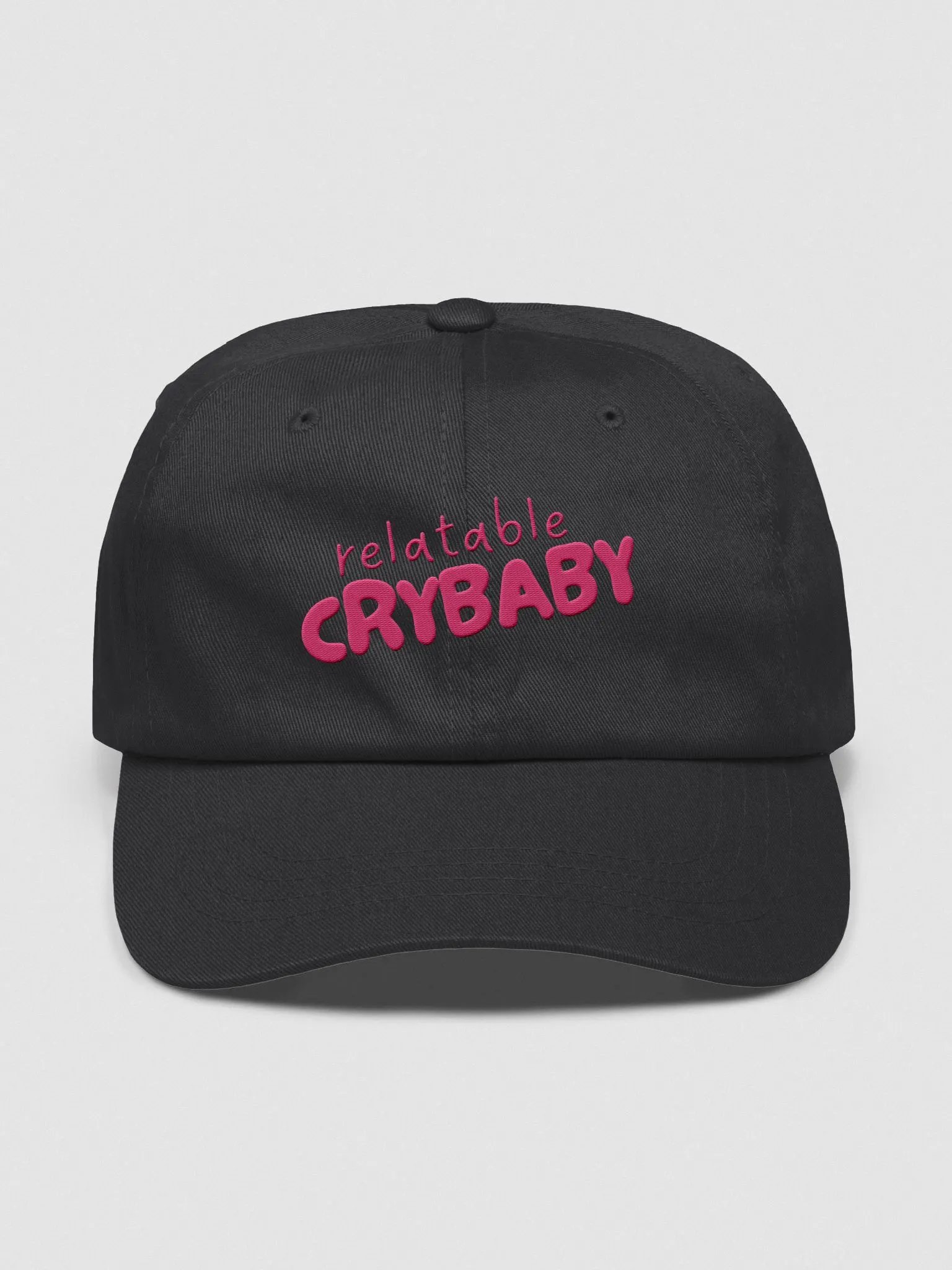 barbie pink relatable crybaby dad hat product image (1)
