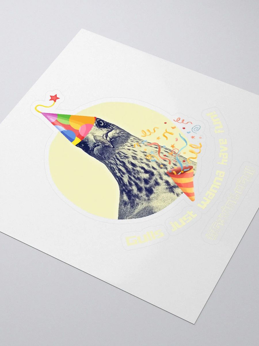 Gavin the Gull - Gulls just wanna have fun stickers product image (9)