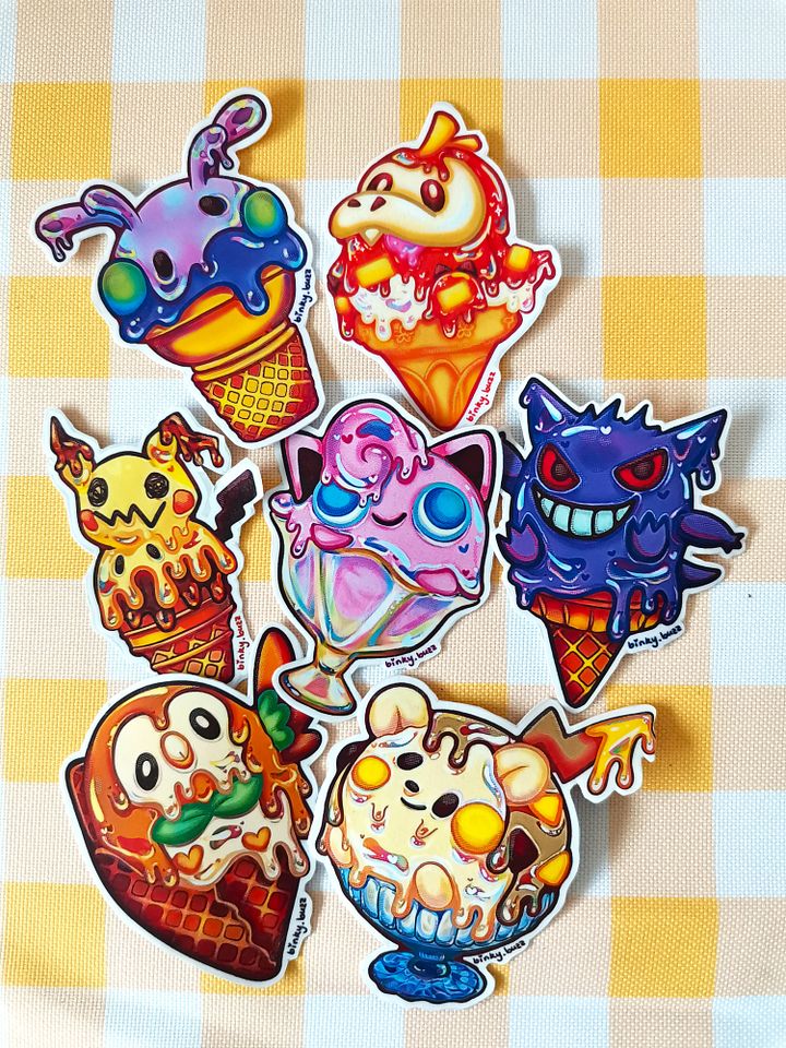 Icecream Monsters Stickers product image (1)