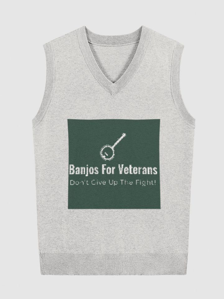 Banjos For Veterans (B4V) Logo Knitted V-Neck Vest product image (3)