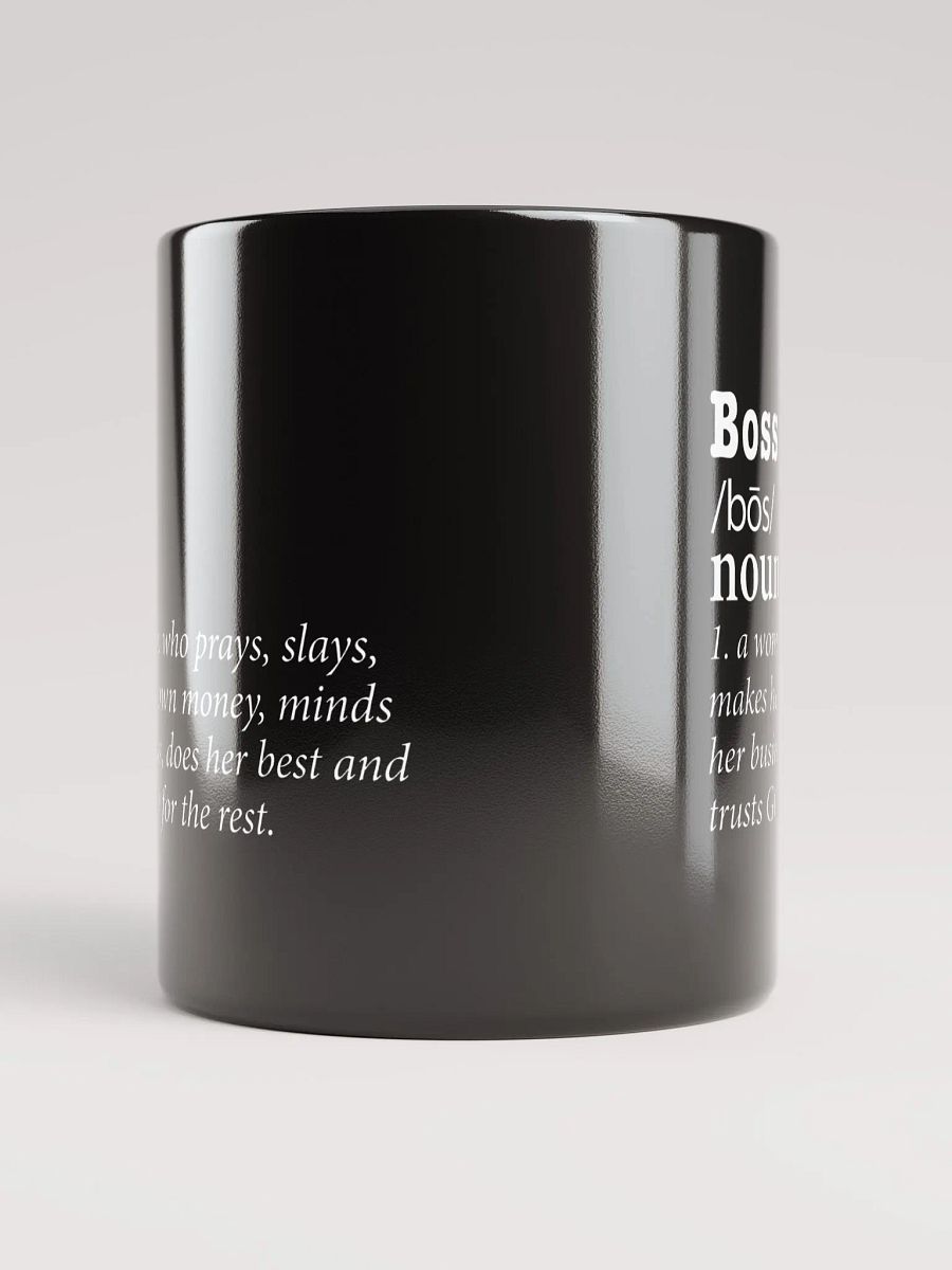 Boss Black Glossy Mug product image (5)