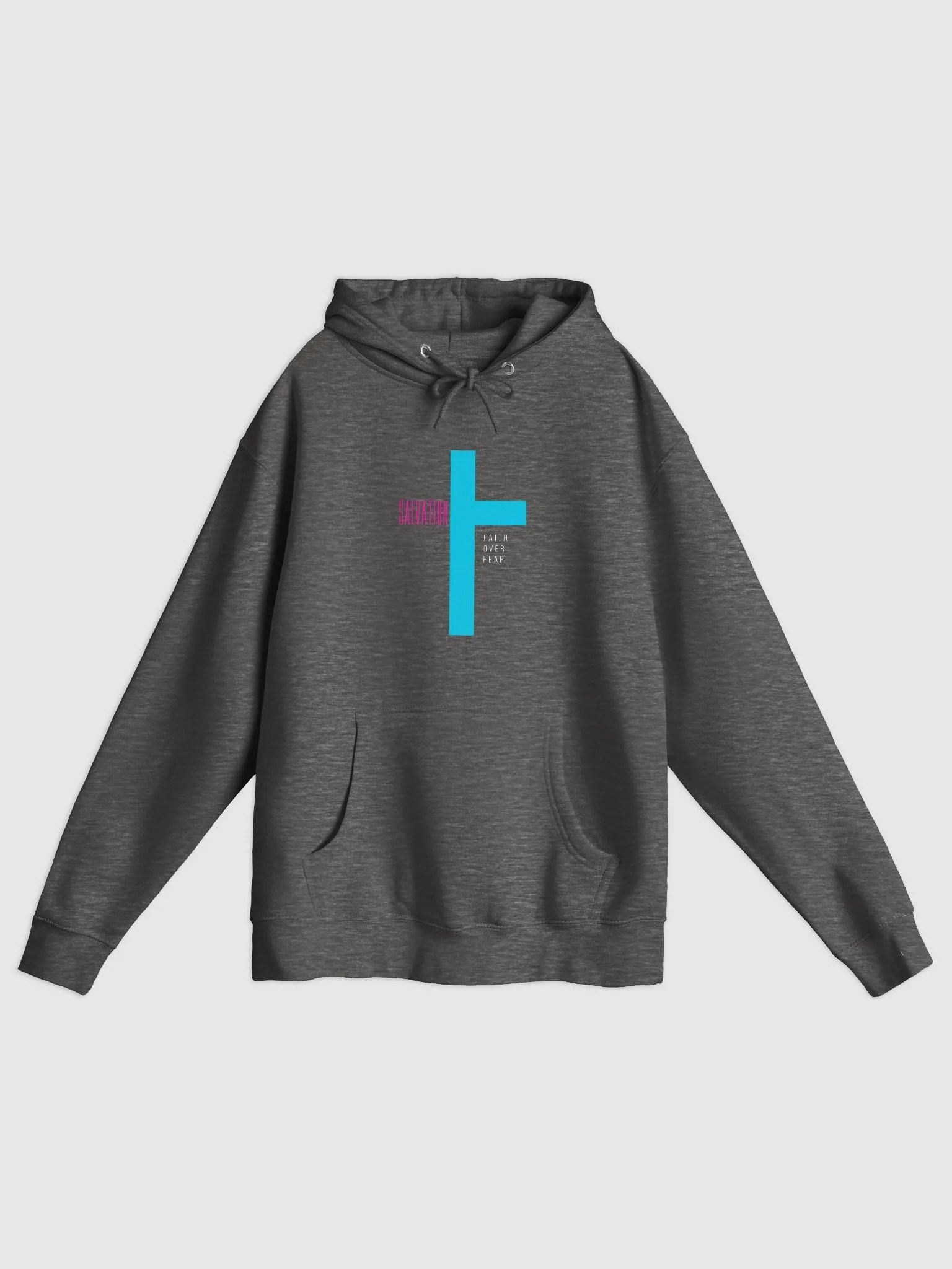 SALVATION: Turquoise Hoodie (Faith Over Fear) product image (1)