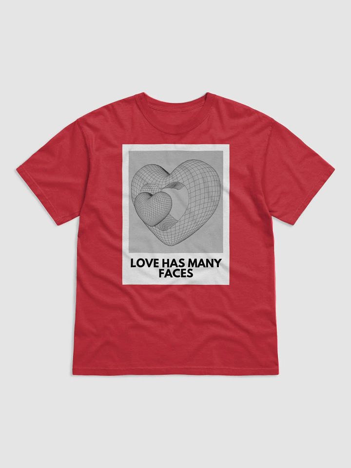 LOVE HAS MANY FACES (Black font) T-shirt product image (54)