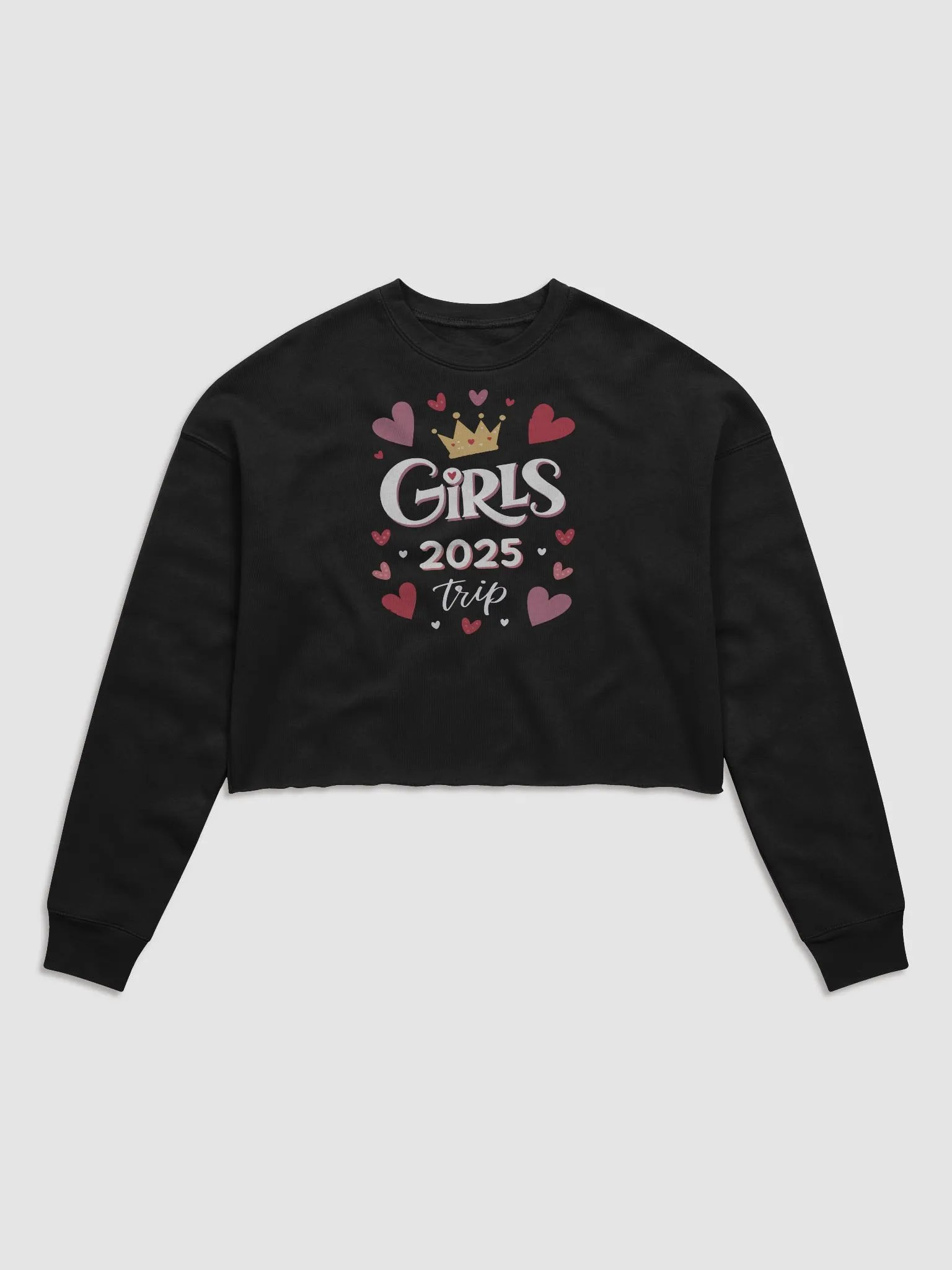 Girls Trip 2025 Fleece Crop Sweatshirt product image (1)
