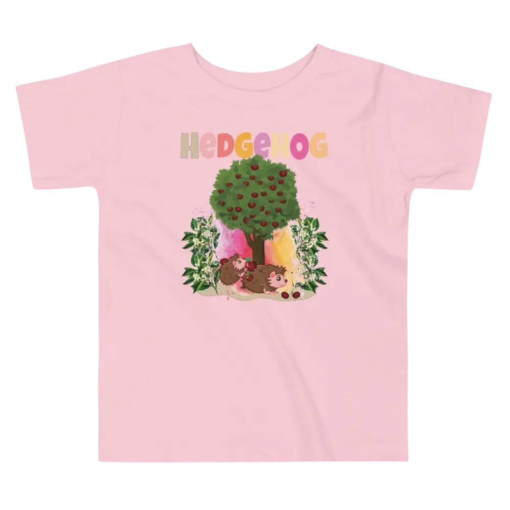 Hedgehog Cute Colorful Funny Bella +Canvas Toddler T-Shirt – Fun Gift for Kids product image (4)