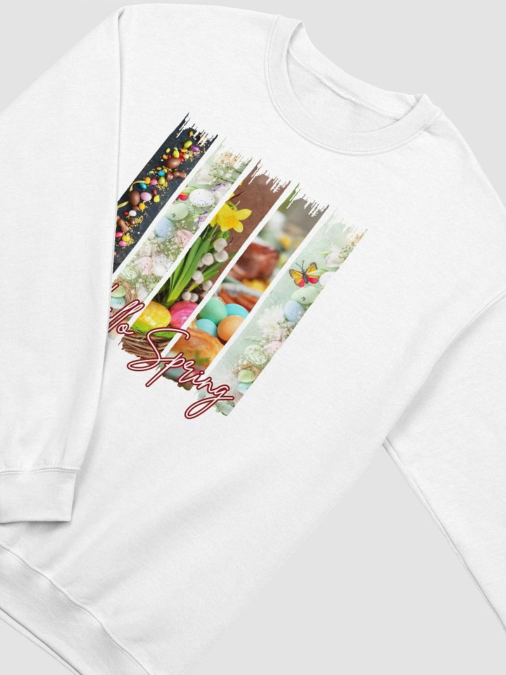 Hello Spring, Easter Elements, Brush Stroke Gildan Sweatshirt product image (2)