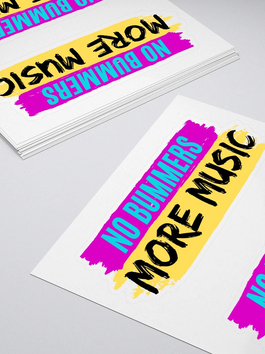 No Bummers Sticker product image (10)