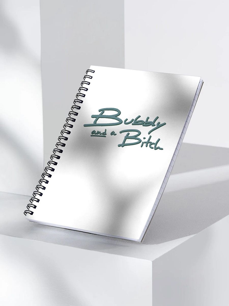 Bubbly and a B*tch (forest shadow design) notebook product image (4)