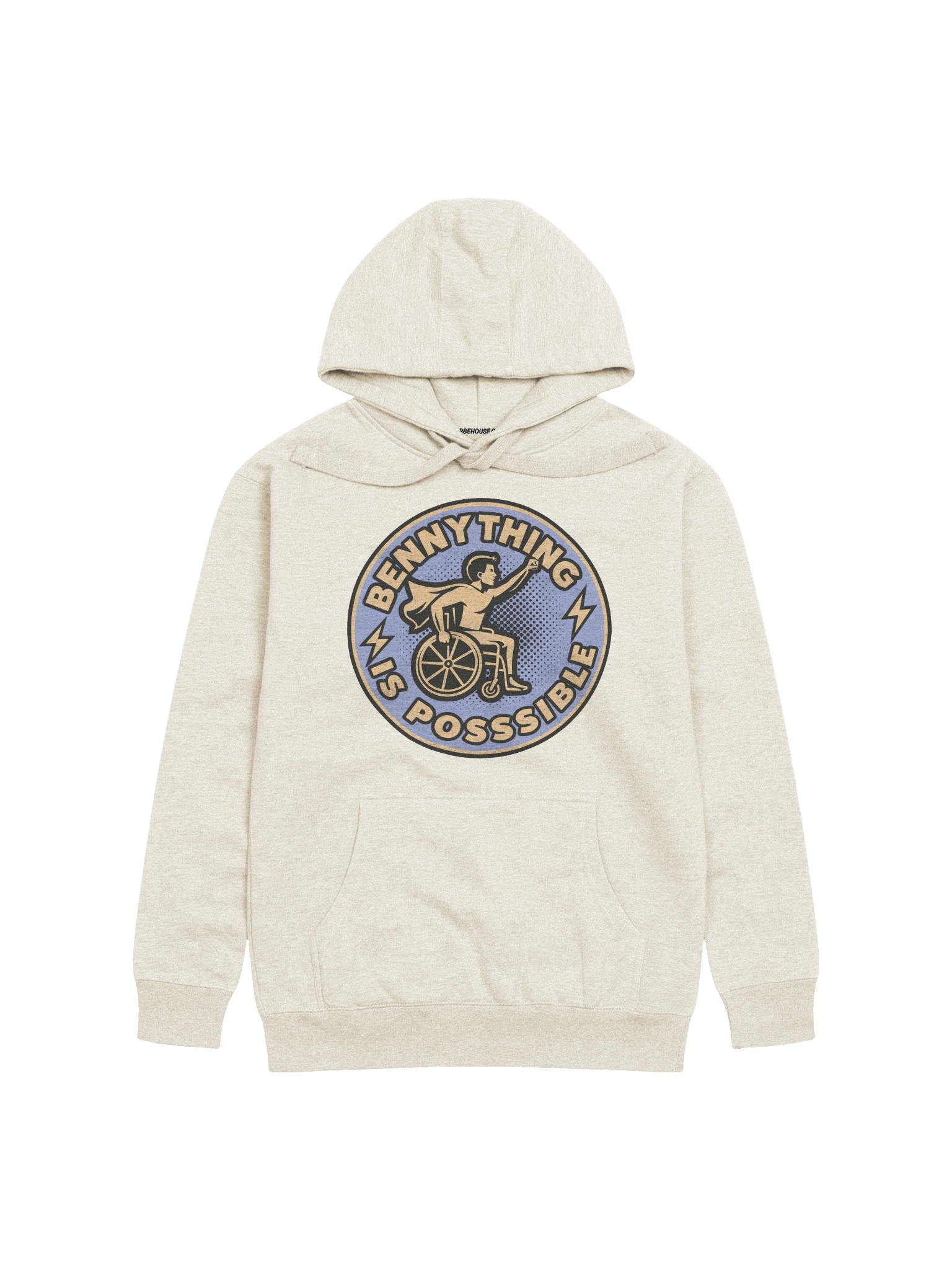 BENNYTHING Is Possible Light Logo Premium Hoodie [Unisex] product image (4)