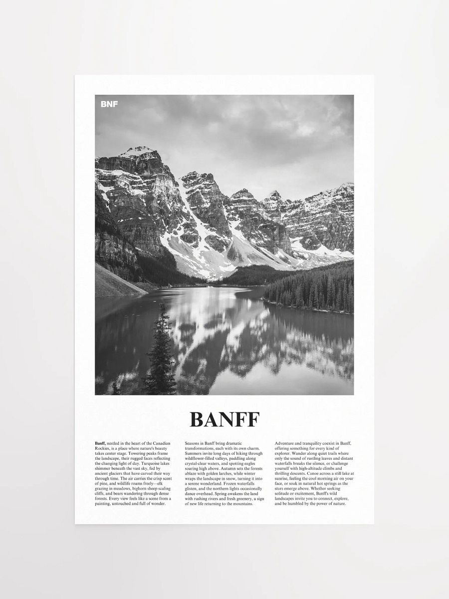Banff 01 Newspaper Poster product image (9)