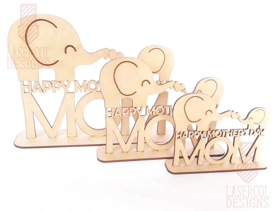 Mother's Day Gift Plaque (Three Sizes) Set 1 - Laser Cut Files product image (8)