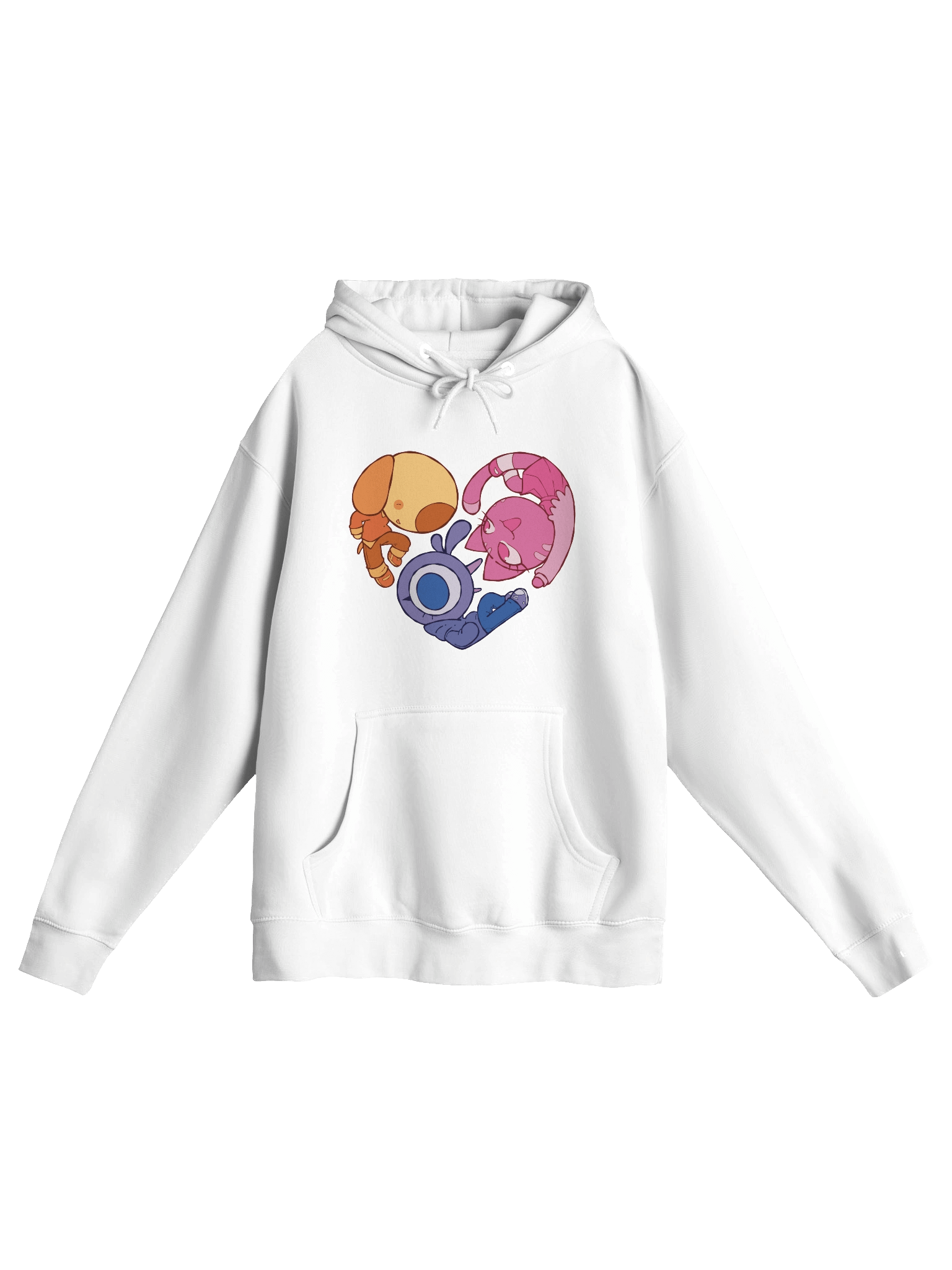 CatBirdDog Heart Hoodie product image (5)