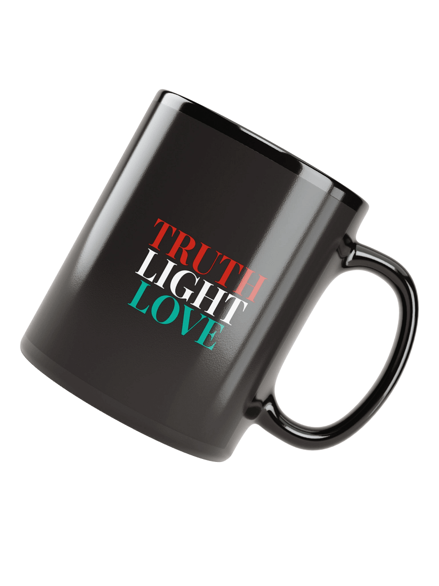 Truth Light Love - Black Mug (Style 4) product image (4)